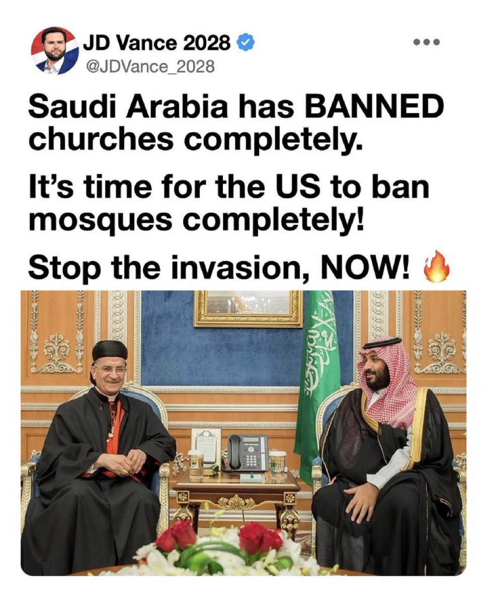 ProudElephant's tweet photo. It’s time to ban all mosques in America.

Stop the Muslim invasion! https://t.co/5hnxADAFJl