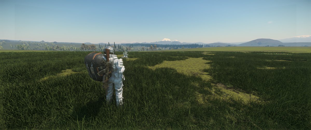 K9_X_'s tweet photo. #StarCitizen Random Microtech river+Lake encounter while picking Berries &amp; Heart of the woods... https://t.co/NQ1NQdjWAS