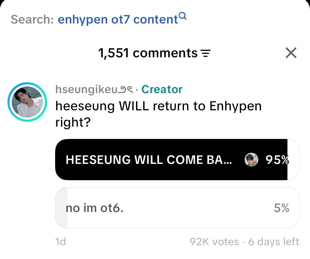 Heesdeer's tweet photo. YES WE ARE!!🤩

(Not my poll) https://t.co/eEpBDAVtGr