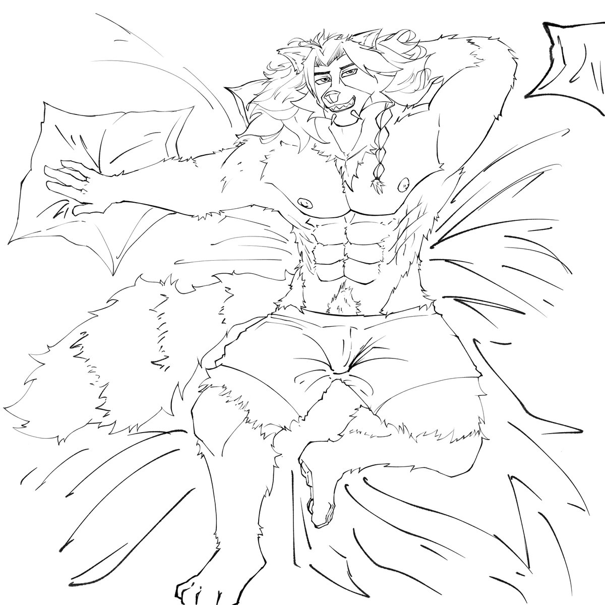 FtmSlash82480's tweet photo. Sketch #furryartㅤㅤㅤ #furryartists #furrydrawing #ocsona #art https://t.co/lD6MRzqvf9