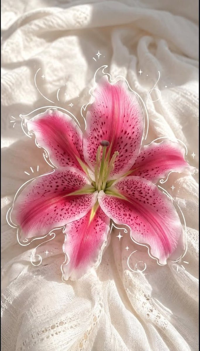Daisyaurax's tweet photo. Lilies are my favorite <33 https://t.co/kzMvxbsQhg