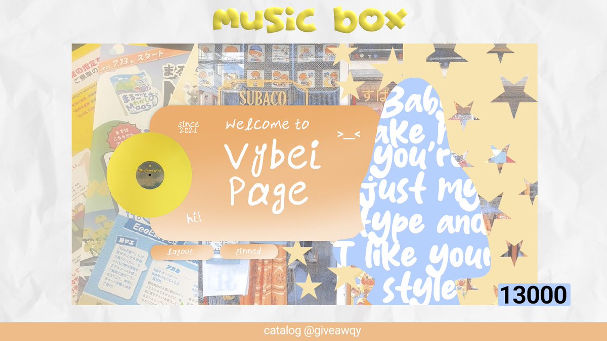 giveawqy's tweet photo. any interaction would be greatly appreciated!

hai, vy mau ospek MUBOX/MUSIC BOX pertamaku 🤏 jika ada ada kesamaan dengan ba lain bolee banget ketuk dm vy yaa! info lebih lanjut bisa cek alt, terima kasii banyak 🤍 #bealanja https://t.co/DplfMHpiDy