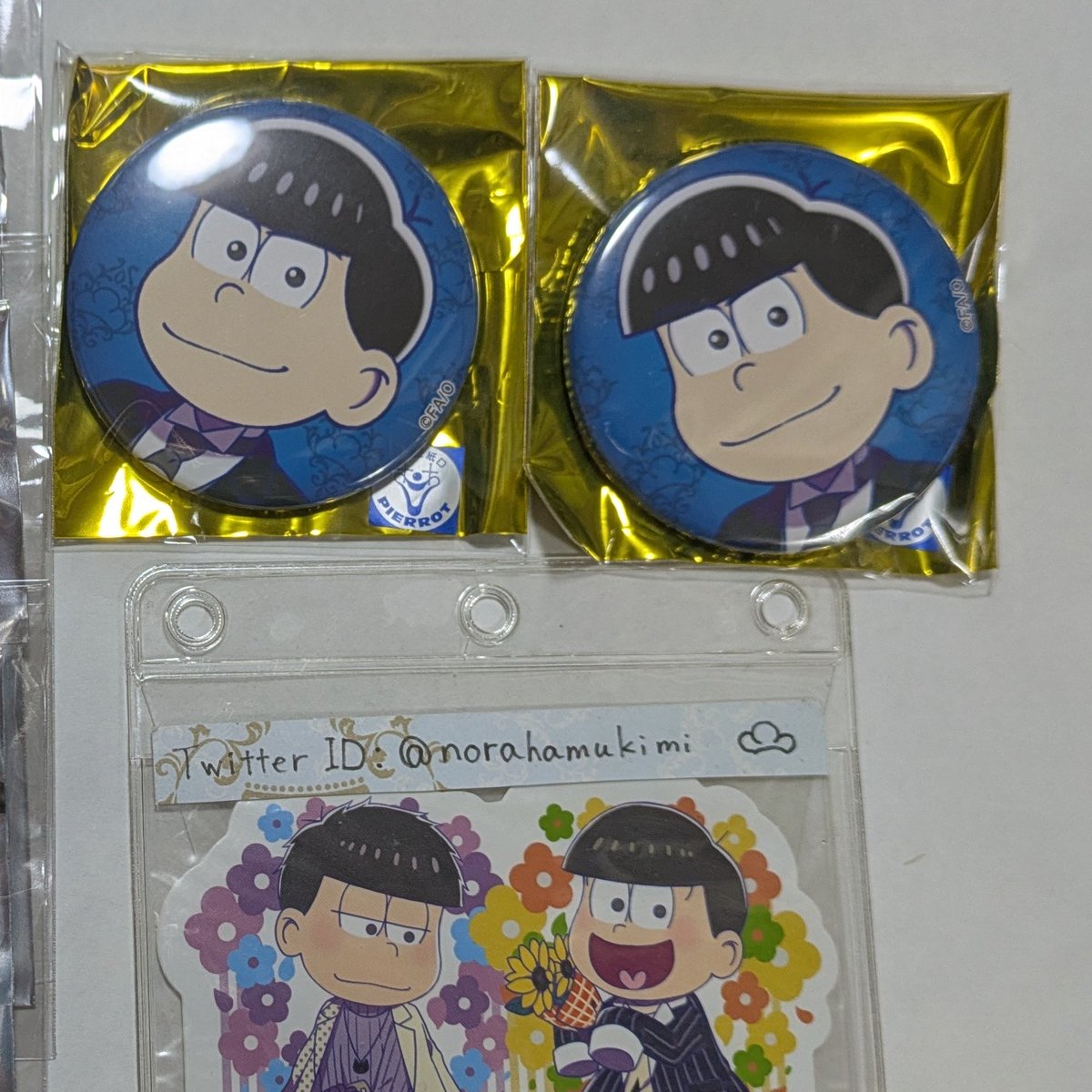 交換】おそ松さん オシアド 2026 缶バッジ 【譲】カラ松2点 【求】一松