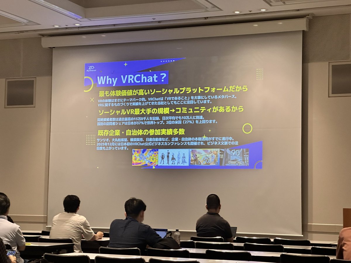 icchy_yakumo's tweet photo. VRChatの企画力、気になるね！
#XRKaigi2026 https://t.co/zecFhsuU4C