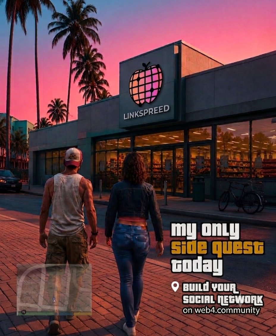 Web4_APP's tweet photo. Everyone talking about leveling up their characters, but have you tried leveling up your actual network? The grind is real, but the community is better. 📈🌐
#Linkspread #Web4Community #GamerLogic https://t.co/bmVpr4QKTb