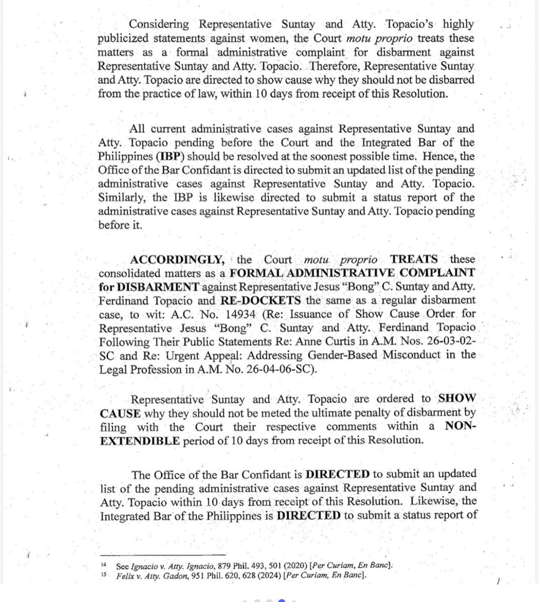 AltAlingBebang's tweet photo. OH LOKO! DISBARMENT CASE! 
‘YAN NAPAPALA NG MGA BASTOS! 

#AnneCurtis https://t.co/Hkp8jSv9t4