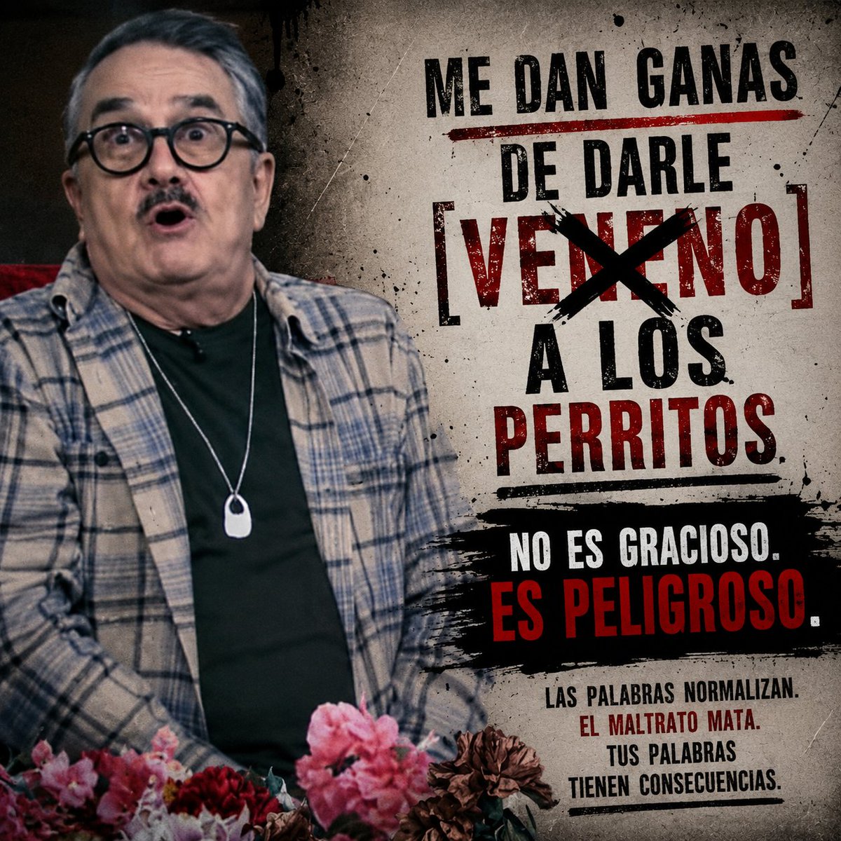 anonopshispano's tweet photo. 🚨 INDIGNACIÓN NACIONAL: EL CONDUCTOR PEDRO SOLA INCITA A LA VIOLENCIA ANIMAL EN TELEVISIÓN 🇲🇽⛓️😭

【CRUELDAD EN PANTALLA】

  📺 Declaraciones en vivo ➡️ 🤬 Incitación al envenenamiento ➡️ 🐾 Normalización del maltrato

La televisión nacional volvió a ser el escenario de la barbarie. Una ola de repudio social se desató contra el conductor @tiopedritosola tras emitir comentarios en el que incitó abiertamente al odio, declarando sin pudor en el programa "Ventaneando" de @Azteca que le gustaría "envenenar perros", ya que "están en todos lados", refiriéndose a los lugares pet friendly. 📉⚠️

Estas aberrantes declaraciones ocurren en un contexto nacional crítico, en el que el país muestra todos los días una total indiferencia hacia los animales víctimas de la negligencia humana, registrando casos de maltrato cada vez más graves y sádicos y abandono masivo, ante la falta de apoyo gubernamental (e incluso acoso) hacia los rescatistas y refugios.

Que figuras públicas normalicen la crueldad desde los micrófonos no solo es condenable, sino que propicia que la violencia en las calles siga escalando sin freno.

Activistas exigen que se ponga un alto a este tipo de declaraciones y se regule la violencia hacia los animales, uno de los peores cánceres de nuestro tiempo.

 🛡️💣

#JusticiaAnimal #FueraPedroSola #MaltratoEsCrimen #CrueldadHumana 📢🚨🐾