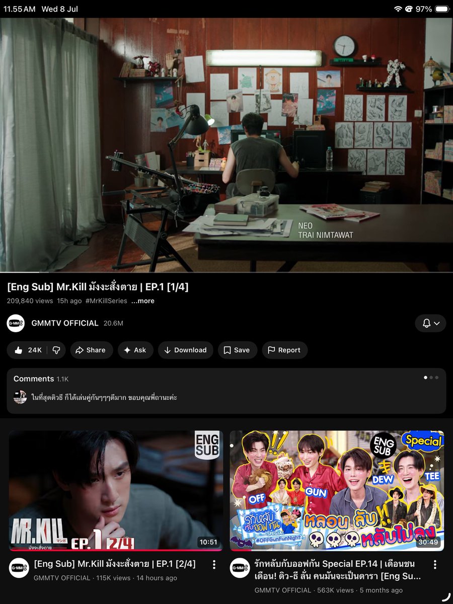 amon4lin's tweet photo. @natacantiik rewatch terus smpe keluar sub indonya

 #MrKillSeriesEP1 #MrKillSeries https://t.co/UASdzeSYEq