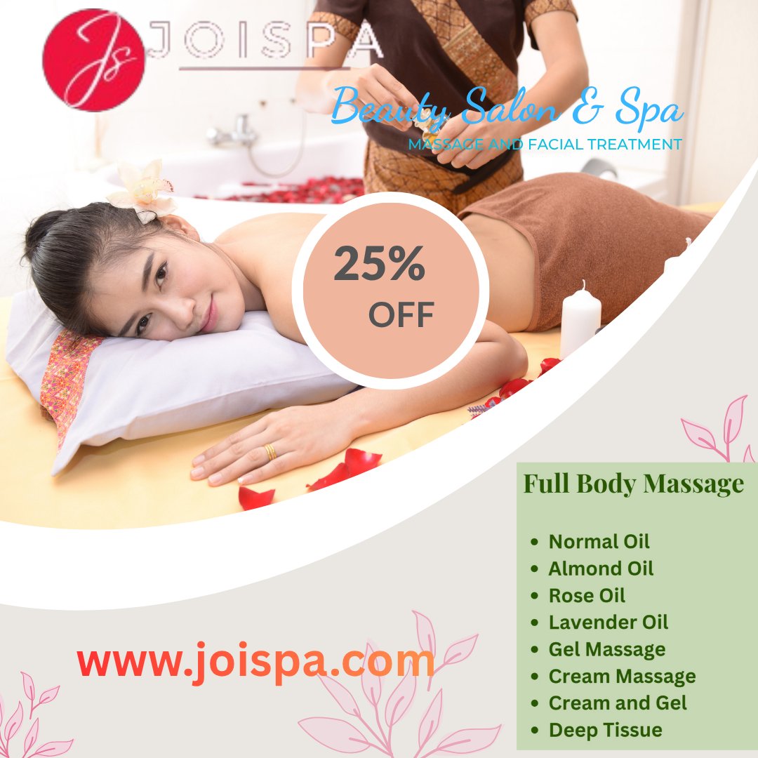 avantikjoispa's tweet photo. Your body deserves a break. ✨ Rejuvenate, relax, and reset with the best spa treatments in town at Joispa Beauty Spa Parlor. Book your glow-up today! #SelfCare #Joispa #TreatYourself https://t.co/A4AgFdfqvM