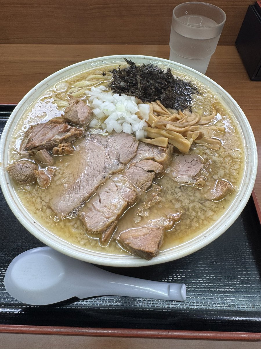 sigure_9261's tweet photo. ウマ娘 新潟岩のり背脂ラーメン
in 関東

パワーサポカ入れないけど😞 https://t.co/i4xwblfaHA