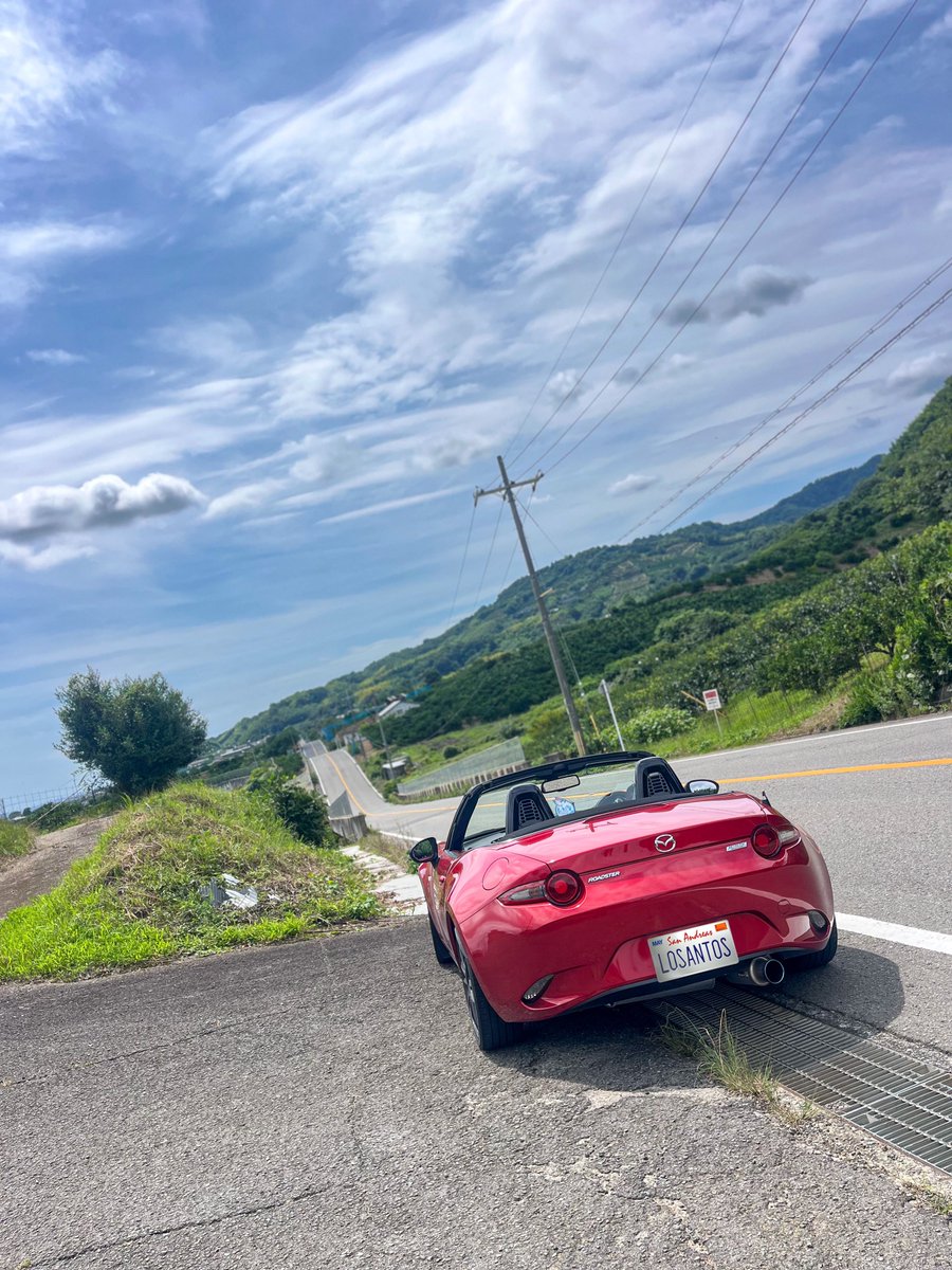 オープン退勤したら暑すぎて溶けそう🫠 #ロードスター #NDロードスター