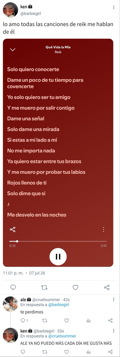 invujung's tweet photo. las canciones de reik https://t.co/gcag2MzUXS