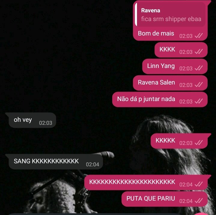 yangttuita's tweet photo. Nós duas às 2h da manhã percebendo que nossas personagens tem nomes podres p fazer shipper KKKKKKKKKKKKK https://t.co/WnIauhmgxz