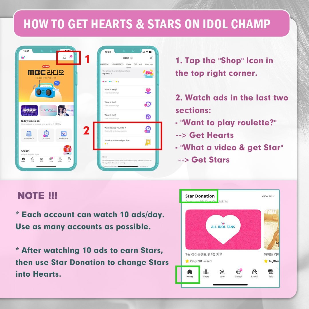 Hyeonville's tweet photo. 🗳️  VOTING ANNOUNCEMENT 📣

⇨ Vote #SEONGHYEON on Idolchamp :
 “KSTYLE VISUAL TEENS (Final)”

🔗https://t.co/BEblY9SNJU

🏆 Reward : Physical trophy + exclusive feature in a major Japanese newspaper
🗓️ Deadline : 14 July, 23:59 KST
🌟 20 ❤️ = 1 vote 

➛ Guide : 

- read tutorial to earn maximum hearts through our image guide.
- must save hearts in multiple accs for d-day boom voting.
- if have more than one device, prioritize on mission "find the same cards" (take photos of cards from one device and match through another device) and earn quick 120 ❤️/day/acc.
- save in min. 5 ~ 10 accounts.
- increase the gap as much as possible

✦ Let's bring this trophy home for Seonghyeon together! ❤️‍🔥 Start voting from NOW ! 

#SEONGHYEON #성현 #ソンヒョン 
#CORTIS #코르티스 #엄성현