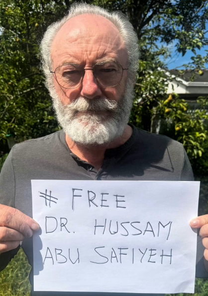 grahambanks01's tweet photo. A few days ago, Dr Hussam Abu Safiyeh (@dr.hussam73) said these words to his lawyer:  “This is the last time you will see me...they brought me here to kill me. I don't see myself surviving. This is the end”.
https://t.co/IekOkgmTvg https://t.co/SWfJGtDBlH