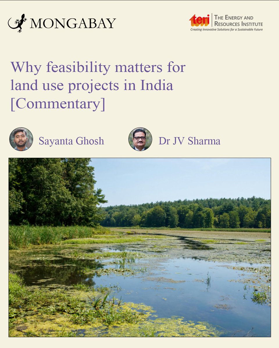 teriin's tweet photo. #OPED
"India does not need carbon claims detached from ecological and social reality. It needs projects that can withstand land history, field evidence, community consent, financial stress and independent scrutiny," write Mr Sayanta Ghosh, Associate Fellow, and Dr Jitendra Vir Sharma, Senior Director, TERI.

Read here 👉 https://t.co/ZW6Wb8pjTN

@MongabayIndia 

#CarbonMarkets #Wetlands #Mangroves #Grasslands #CarbonFinance