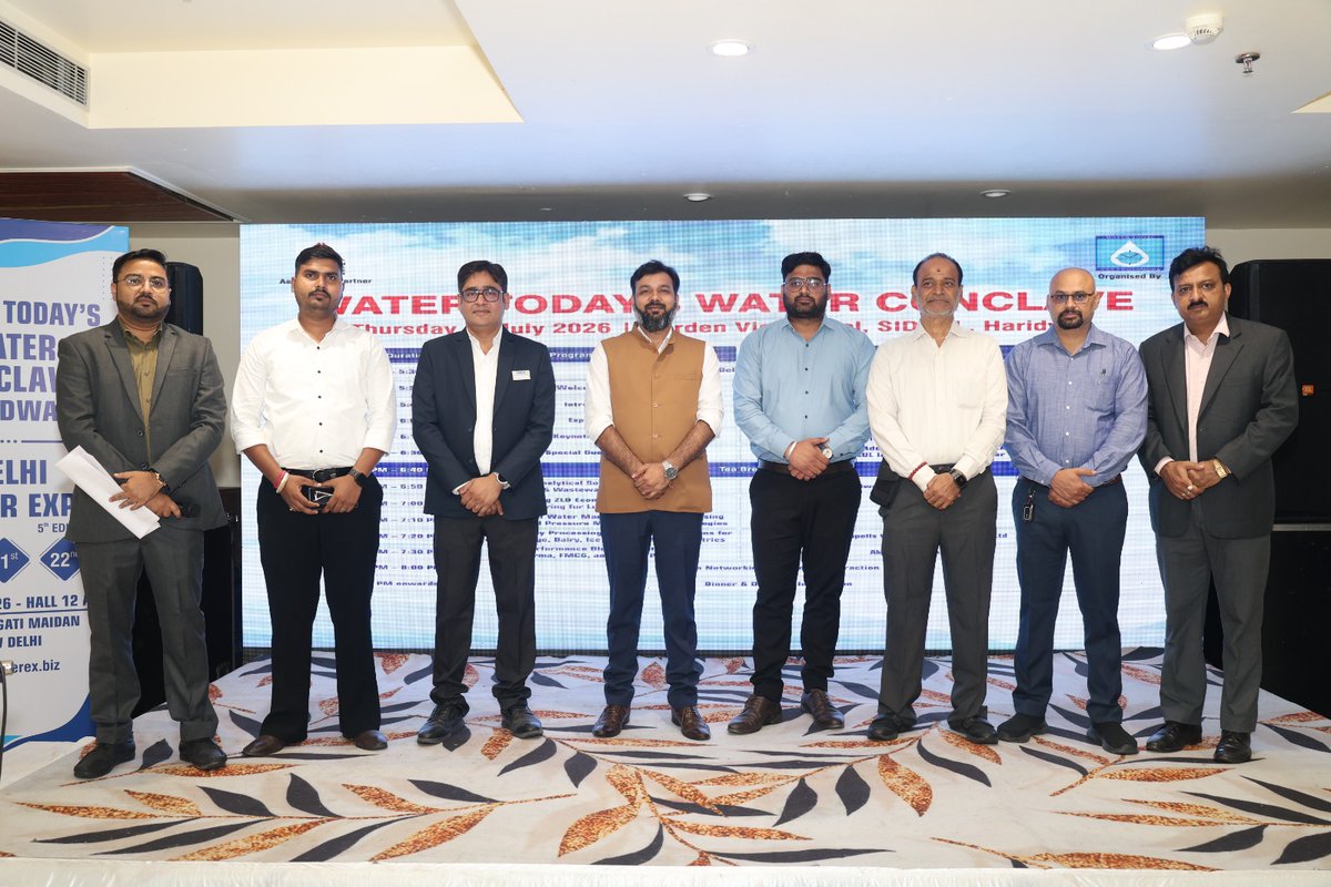 engineerviveka's tweet photo. Successfully concluded the 2nd Water Conclave of the Delhi Water Expo 2026 series in Haridwar! 💧 

Thank you to all participants, exhibitors, experts, government representatives, chambers, and partners.

See you at Delhi Water Expo 2026, 20–22 Aug, Pragati Maidan, New Delhi. https://t.co/buKUaPpllc