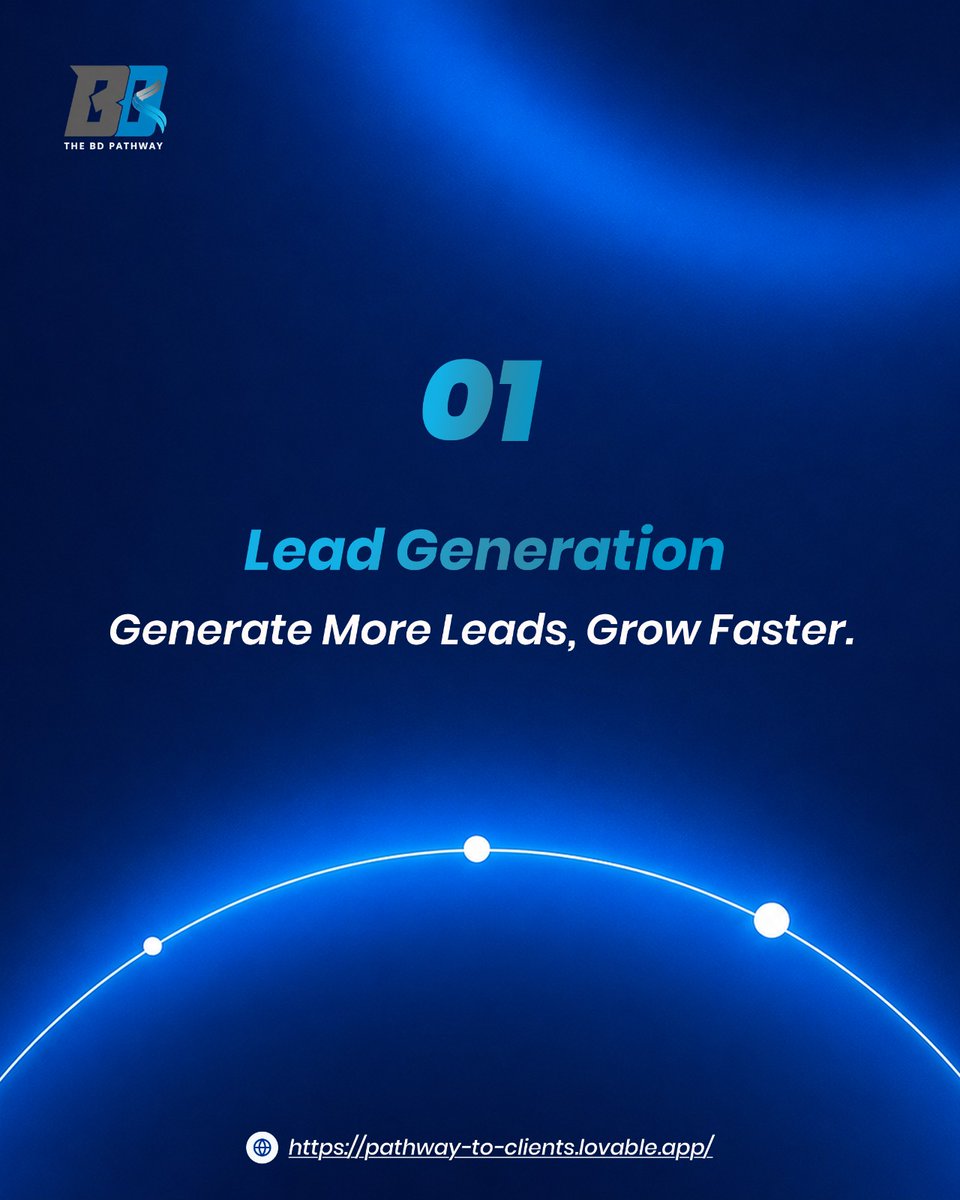 thebdpathway's tweet photo. Your business growth needs more than just ideas — it needs the right strategy, quality leads, and a strong sales system.
 Let’s connect! Comment “GROW” or DM us to explore the right strategy for your business.
.
.
.
#BusinessGrowth #LeadGeneration #DigitalGrowth #B2BMarketing https://t.co/hiAT5iwzmK