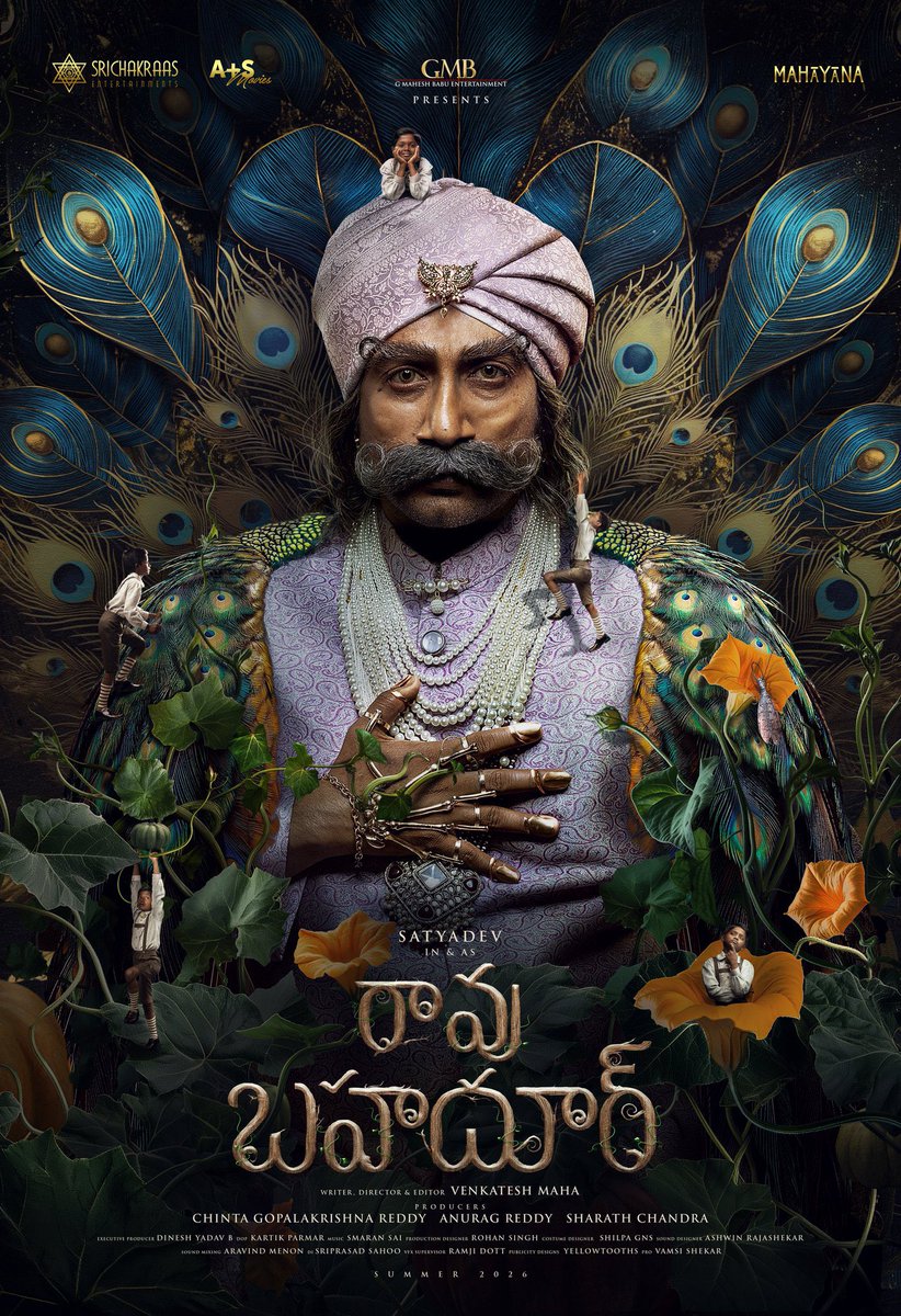 PavansaiRayalla's tweet photo. @mahaisnotanoun anna nuvvu cinema baga tisav, but makey koncham confusing ga vundi

#raobahaduronjuly3rd @ActorSatyaDev https://t.co/kuXmEg84x9