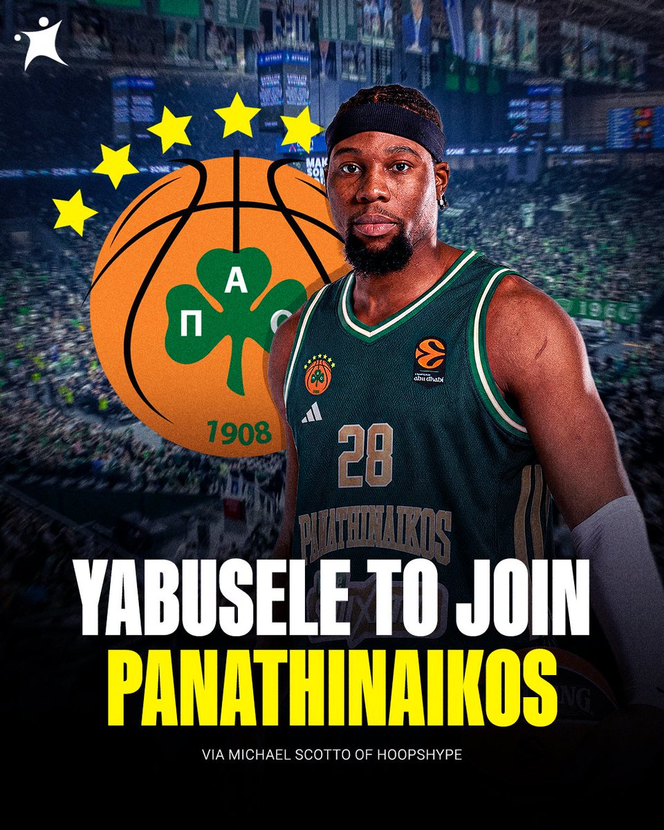 BasketNews_com's tweet photo. Guerschon Yabusele is reportedly signing a three-year deal to join Panathinaikos 🤯☘️

More details here: https://t.co/mtVqGAjebQ https://t.co/U1VPdwzPDN