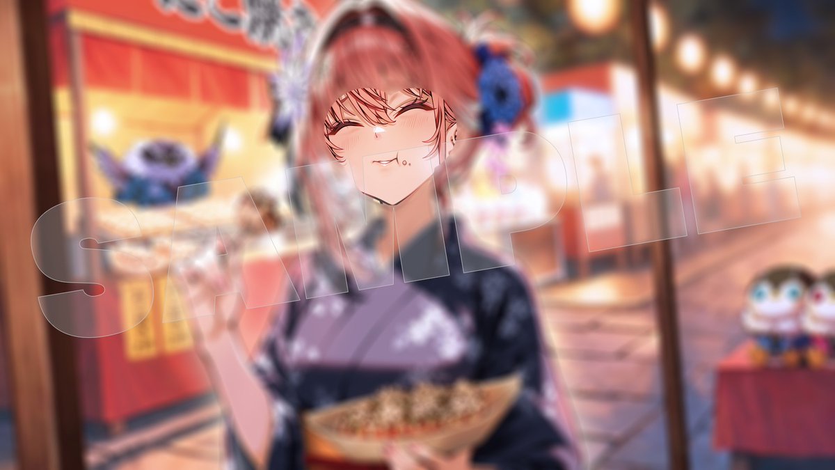 takanelui's tweet photo. 【7月のメンシ限定壁紙】
ルイのメンシでは毎月2枚壁紙を配布～‼
今月は夏祭りでの写真🐙

イラスト担当は…
久保田 正輝様（ https://t.co/ByNX2wJP1a ）✨

6月も今月まで配布中‼
トゥーミ様（ https://t.co/nN8DN8MjB1 ）✨

よかったらメンシにぜひ入って使ってね💓
https://t.co/P5svXt9djE https://t.co/gnFBg6zb4V