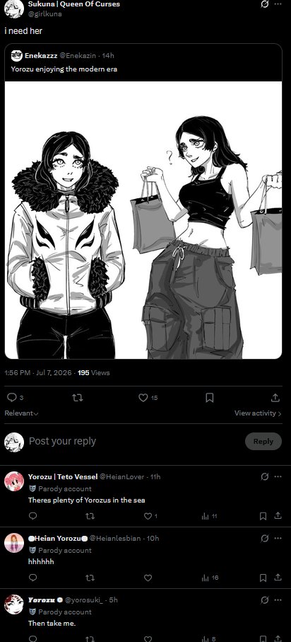 Sukuna | Queen Of Curses tweet media