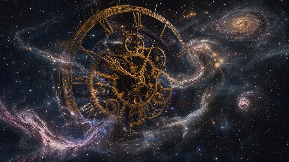 SpaceToday1's tweet photo. ⏳🖥️ E se o tempo não passar — mas for CALCULADO? 

Uma entrevista à New Scientist defende que o universo é um imenso computador e que cada segundo é um passo de um cálculo sem atalhos. 

Sem viagem no tempo, sem prever o futuro: nem o cosmos sabe o desfecho antes de chegar lá. 🚀 

Entenda a ideia que divide a física. 

POST NOVO EM SPACE TODAY!!!

O Tempo Pode Nascer De Um Cálculo Que O Universo Faz de Maneira Constante - https://t.co/2EiSYvY26b

#Astronomia #Física #TempoEComputação #StephenWolfram #Physics