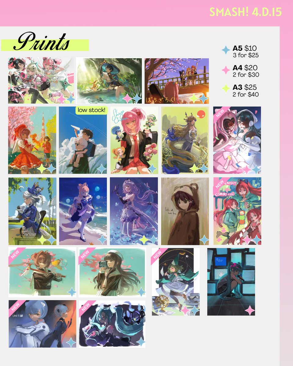 anyuucat's tweet photo. Here is 1/3 of our catalogue for @smashcon 2026!! more below

Table 4.D.15 ⊹ ࣪ ˖ ໒꒱
Date: 11th - 12th of July
📍ICC Sydney

Hope to see you all there 😆

nikoneco
@mons_day 
@xiiyu_u 

#SmashCon #SmashCon2026 https://t.co/Fy3xN4Ptde