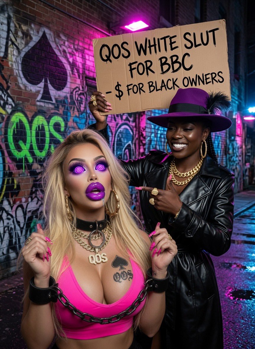 BNWOKALEY's tweet photo. White Women Serve Ebony Queens ♠️ 

White Women Serve Ebony Queens ♠️ 

White Women Serve Ebony Queens ♠️ 

#femdom #BNWO #QoS #wankbattle https://t.co/oQtcPA6Dzh