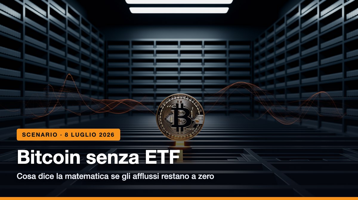CryptoGrassini's tweet photo. Bitcoin senza ETF: cosa succede se gli afflussi restano a zero per 12 mesi?

Il peggior mese di sempre per gli ETF spot, una grande banca che azzera le stime. Lo scenario quantificato con la legge di proporzione e il capitale di fiducia.

https://t.co/NBWFX0j7AE #Bitcoin https://t.co/nWrRCjTGkP