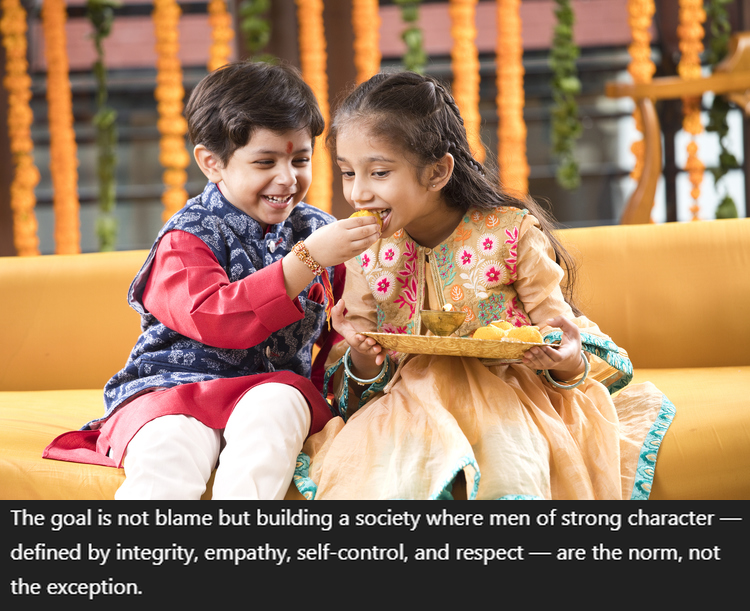 twt_usr7's tweet photo. @ocjain4 Where are the men who celebrate Raksha Bandhan?

Where are the brothers who vowed to protect sisters?

With such a beautiful festival, India should lead the world by example in protecting women https://t.co/fAzTCo8tT2