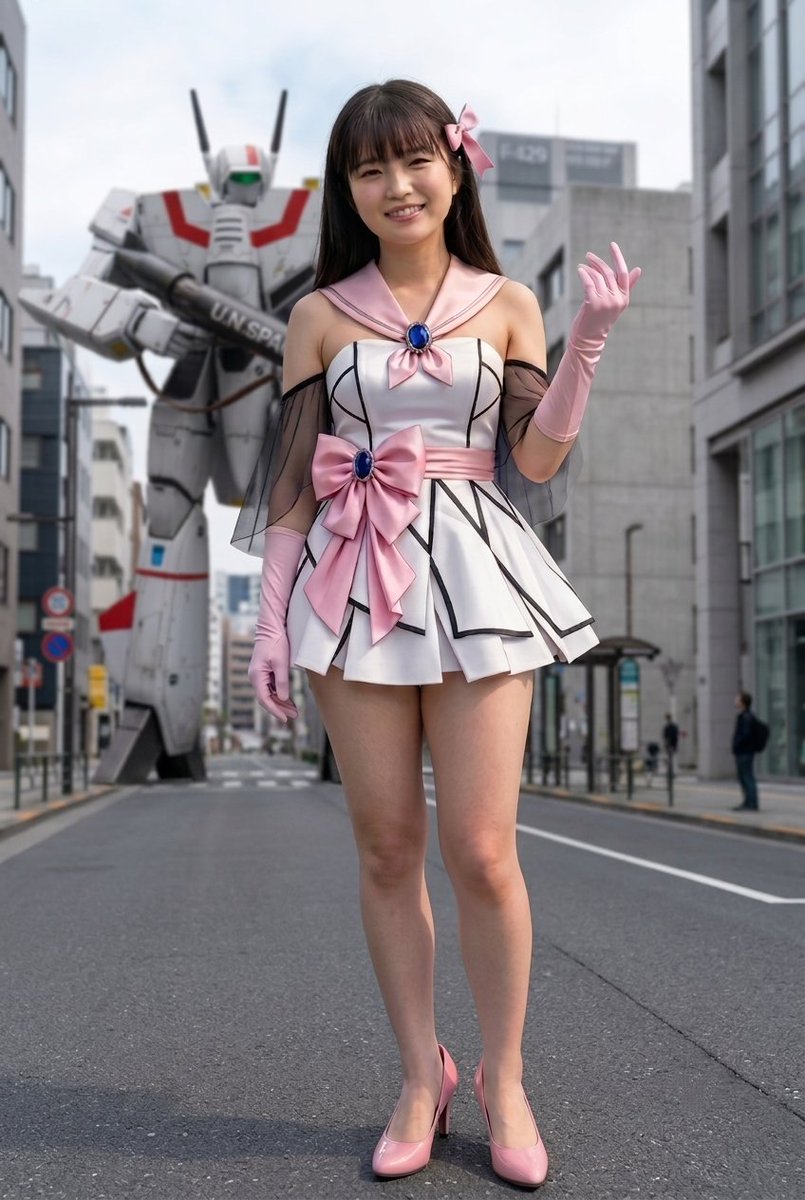 momotakano05's tweet photo. 【女性はAI生成ではありません😅】

超時空要塞 マクロス の リン・ミンメイ ？の コスプレ 続きです😁

「 こんな衣装で来ちゃった💦 」

「 輝ったら、どこ行ったのかな 」

cosplay
#マクロス #リン・ミンメイ #macross https://t.co/vy9ttJeope
