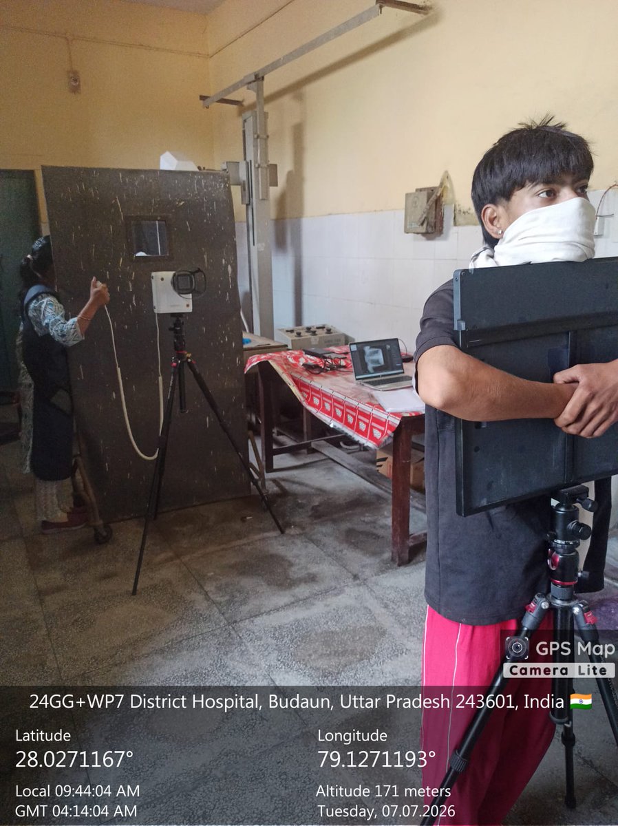 BudaunDto's tweet photo. TBMBA... HANDHELD XRAY CAMP IN DISTRICT-BUDAUN https://t.co/sf3OpIiVzU