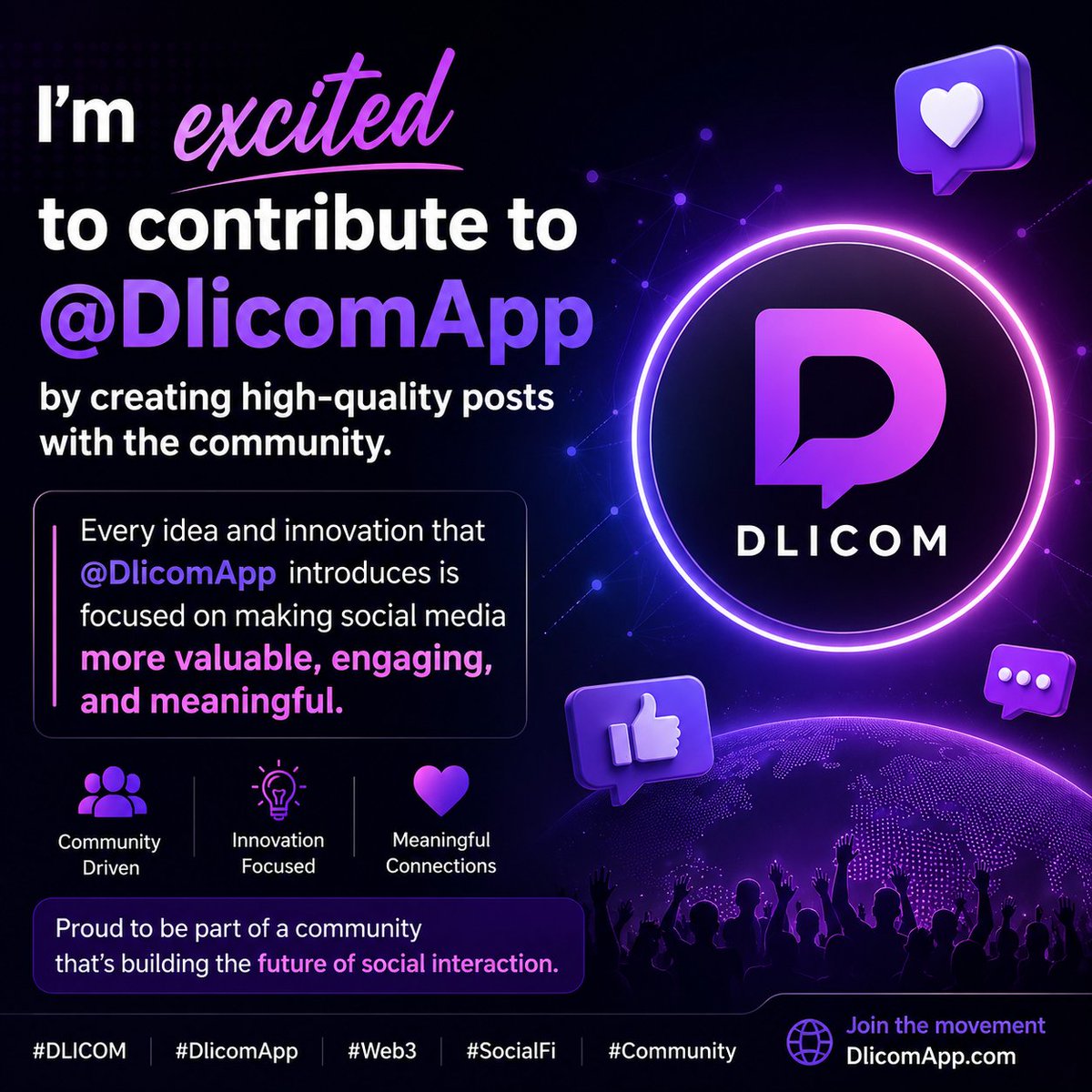 Tabsirul6849's tweet photo. I'm excited to contribute to @DlicomApp by creating high-quality content alongside the community.Every innovation introduced by @DlicomApp is designed to make social media more valuable, engaging, and rewarding. Proud to be part of a community that's building the future of socia. https://t.co/5AWkWgXdfv