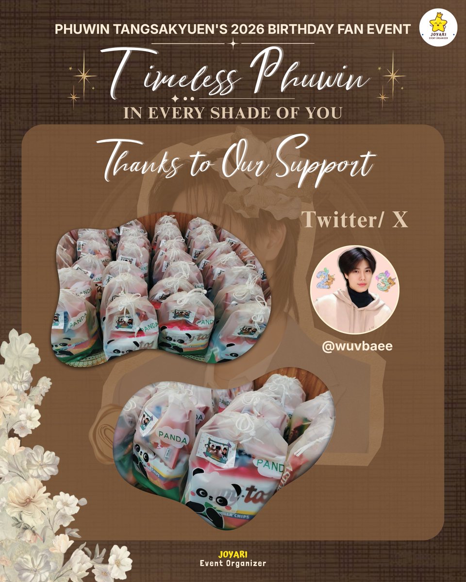 joyarievent's tweet photo. 🤍BIG THANKS to all sponsors, support &amp; media partners who have supported Timeless Phuwin; in Every Shade of You by JOYARI 🌟

See you on our next event!
 
Thank you to : @maynymore 

#TimelessPhuwin #PhuwinTangsakyuen #winniethephu #ภูวินทร์ตั้งศักดิ์ยืน #joyari https://t.co/ijrsmIl2eY