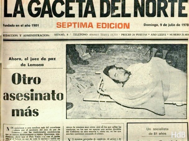 CarlosDeUrrecha's tweet photo. In Memoriam
D. José Javier Jaúregui Bernaola ,
Caído por Dios y por España,
¡¡Presente!!
D.E.P
La Muerte no es el Final
Siempre en Nuestra Memoria
¡¡Viva España!!
¡¡Arriba España!!

8/07/1978 ETA asesinaba con 5 balazos a bocajarro en Lemona
https://t.co/DBfQOPO9tu https://t.co/Wd6fwCDIkl