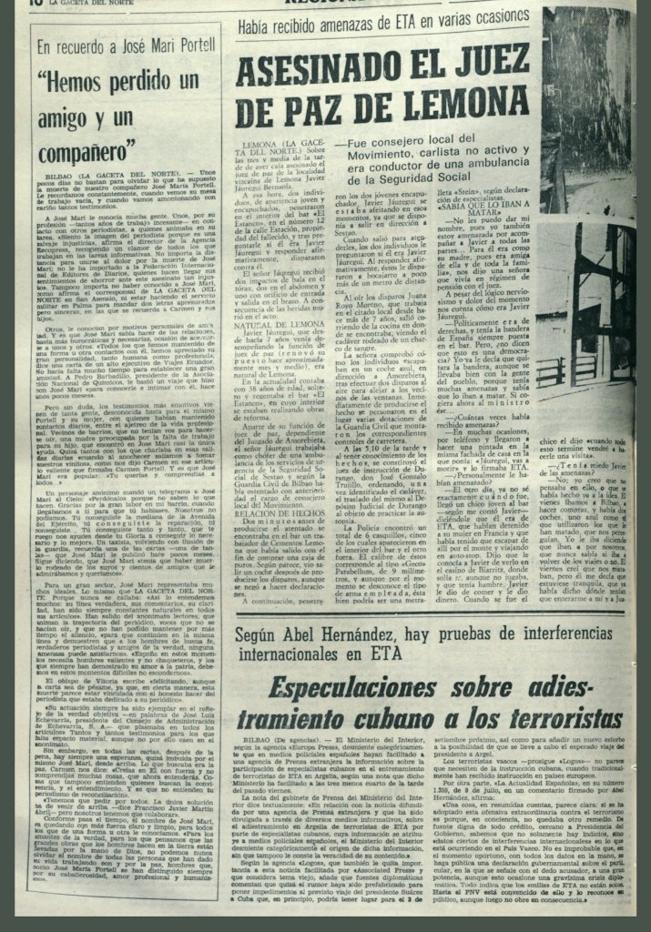 CarlosDeUrrecha's tweet photo. In Memoriam
D. José Javier Jaúregui Bernaola ,
Caído por Dios y por España,
¡¡Presente!!
D.E.P
La Muerte no es el Final
Siempre en Nuestra Memoria
¡¡Viva España!!
¡¡Arriba España!!

8/07/1978 ETA asesinaba con 5 balazos a bocajarro en Lemona
https://t.co/DBfQOPO9tu https://t.co/Wd6fwCDIkl