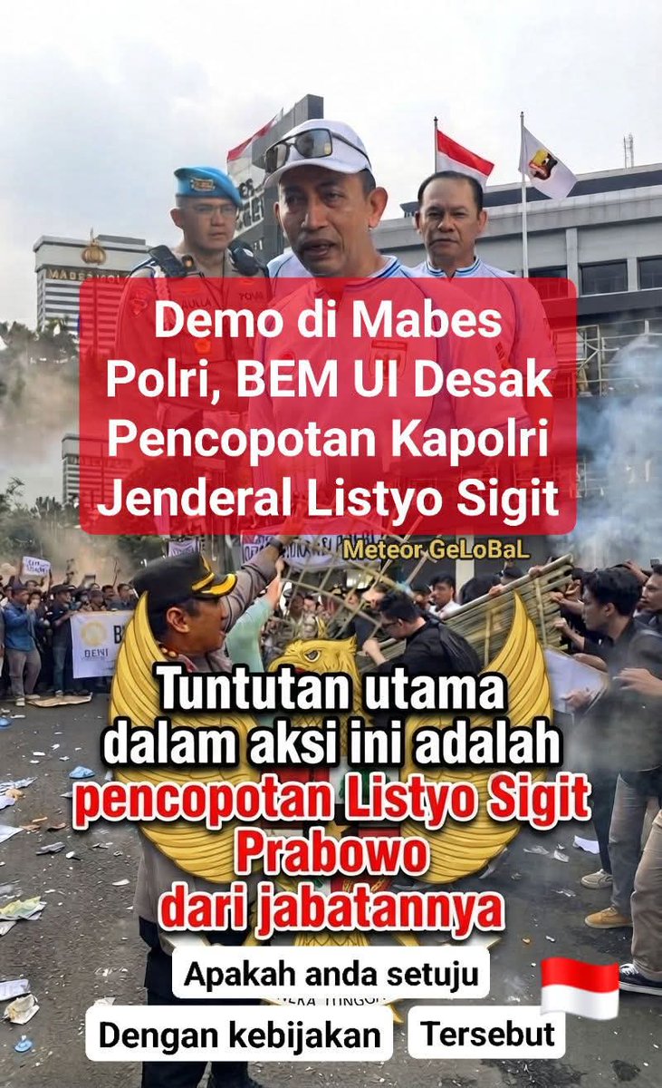 PngAdilnR4kyt's tweet photo. COPOT KAPOLRI LISTYO SIGIT HARGA MATI...

KAPOLRI LISTYO SIGIT BIANG KEROK CARUT MARUT NEGERI INI TIDAK BISA MENEGAKKAN KEADILAN BUAT RAKYAT HANYA JADI ANTEK JOKOWI DAN PEJABAT KORUP....‼️

#RoyTifaMenangPraPeradilan
#RoyTifaMenangPraPeradilan
🆘🆗 https://t.co/G5CMdVD9zB