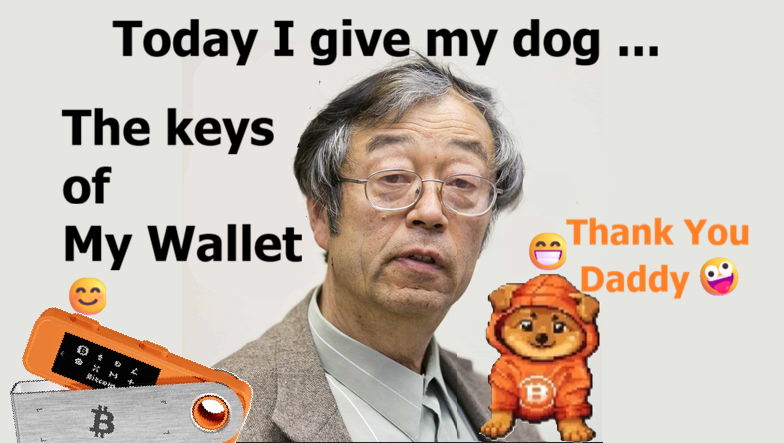 BitcoinPup's tweet photo. 🐾🐾#TodayIgiveMyDog #Bitcoin #Satoshi #Wallet $Dog 🐕‍🦺 https://t.co/NtorAmeWNJ