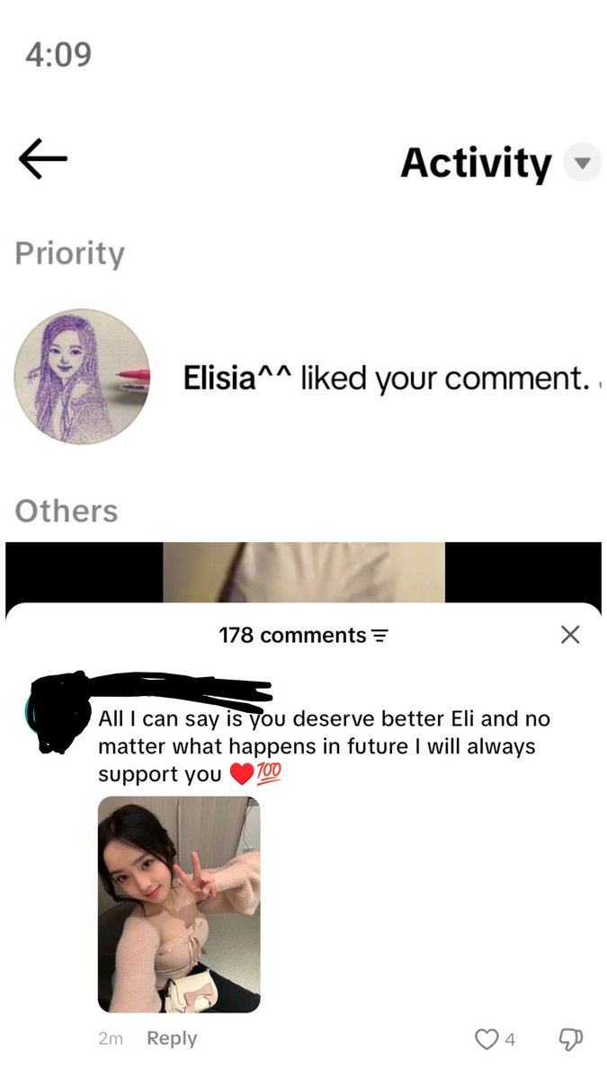 RickRos9690's tweet photo. @fryytss Probably....  I commented this on their tiktok and she liked it... Maybe she is hinting at something.... https://t.co/81g2C1g0Yr