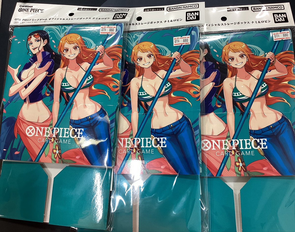 ワンピースカード 💐オフィシャルストレージボックス ナミ＆ロビン
