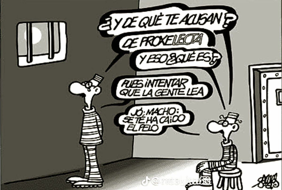 SilleM0's tweet photo. Jó; macho: Se te ha caído el pelo !!
#ViñetasSille #Forges https://t.co/mbEwIvKKl0