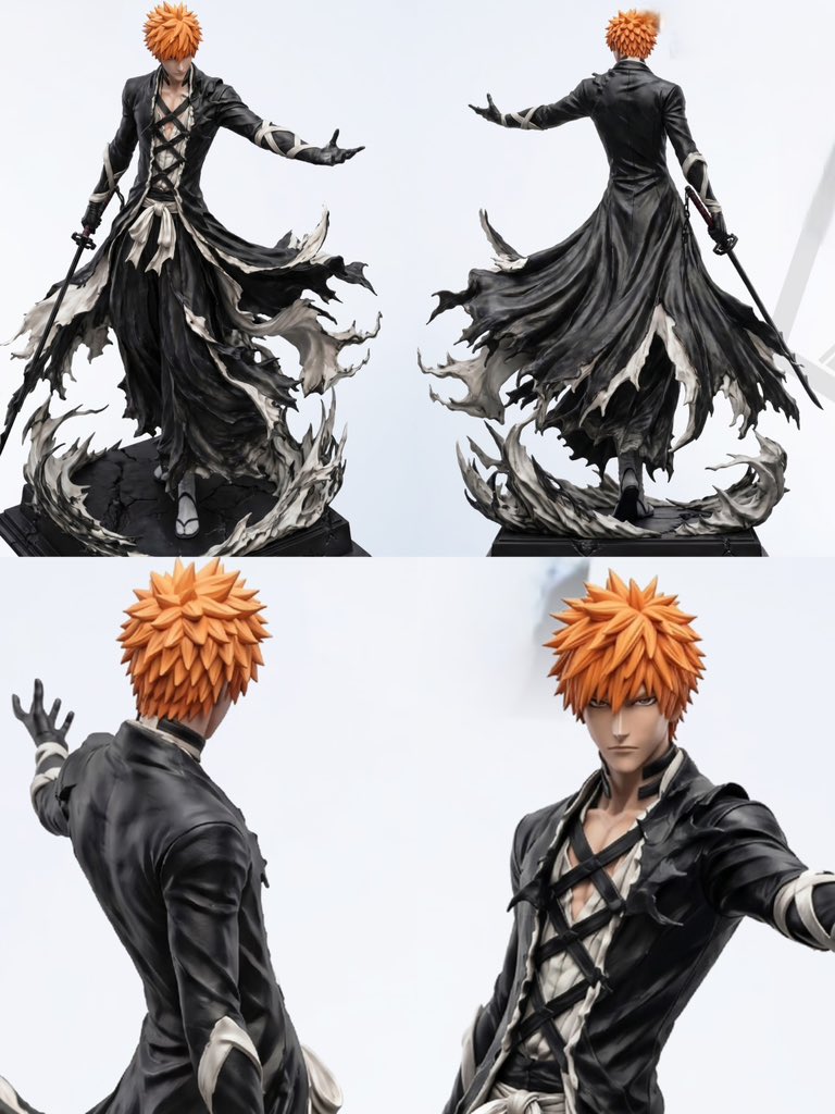 Prevynx's tweet photo. This fullbring Ichigo statue looks so tuff https://t.co/ijS8rhNKGi