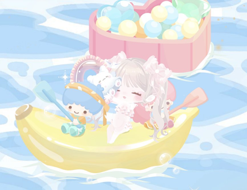 rirumaruchan's tweet photo. バナナボートまるまるちゃんかわいすぎた🍌💮 https://t.co/CwH3UaZRtP