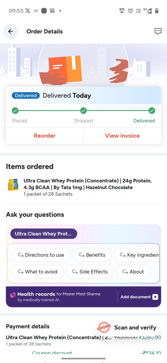 rishabh2710's tweet photo. @1mgOfficial @TataCompanies I ordered your whey protein through your app on 6th July, today I received Similac baby formula instead. And your customer support is asking for 48 hours just to validate the issue. Why this long? I sense why people don't order from you https://t.co/VKA3IMmF5h