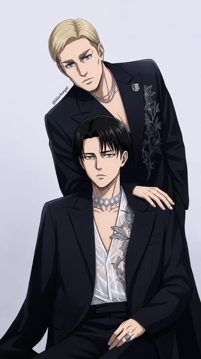 GDarkangelelf's tweet photo. #eruri https://t.co/7l0vCLmgpn