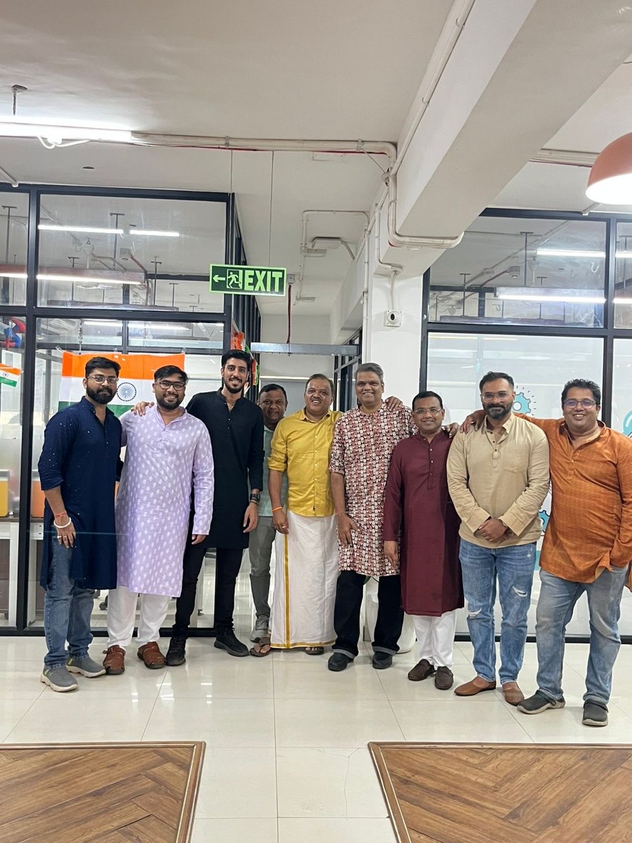 cleartrustcc's tweet photo. How Ethnic Day looks at @cleartrustcc : 10% posing, 90% main-character energy, and 100% vibrant culture. πβ¨
Shoutout to the team for turning the office into a runway!
#ClearTrust #EthnicWear #CompanyCulture #DiversityInTech #EmployeeEngagement #IndianCulture #TechCommunity https://t.co/wOJUstl69o