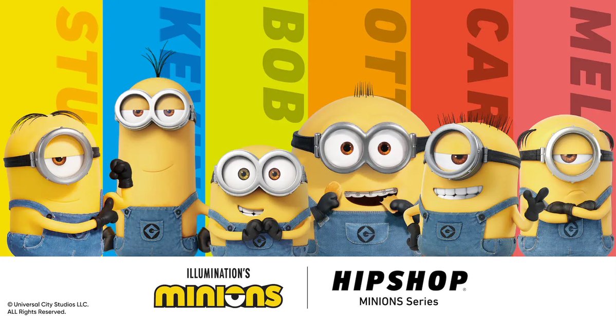 HipshopOfficial's tweet photo. ◼️◼️NEWS◼️◼️

この夏をもっとハッピーに
もっとカラフルに彩ろう！

「MINIONS(ミニオンズ) 」とアンダーウェアブランド【#HIPSHOP(ヒップショップ)】が初コラボレーション！ミニオンたちの世界観を詰め込んだ特別なコレクションを2026年7月10日(金)に発売 https://t.co/yAEhkyqICe @PRTIMES_JPより https://t.co/gr7QPIT9OS
