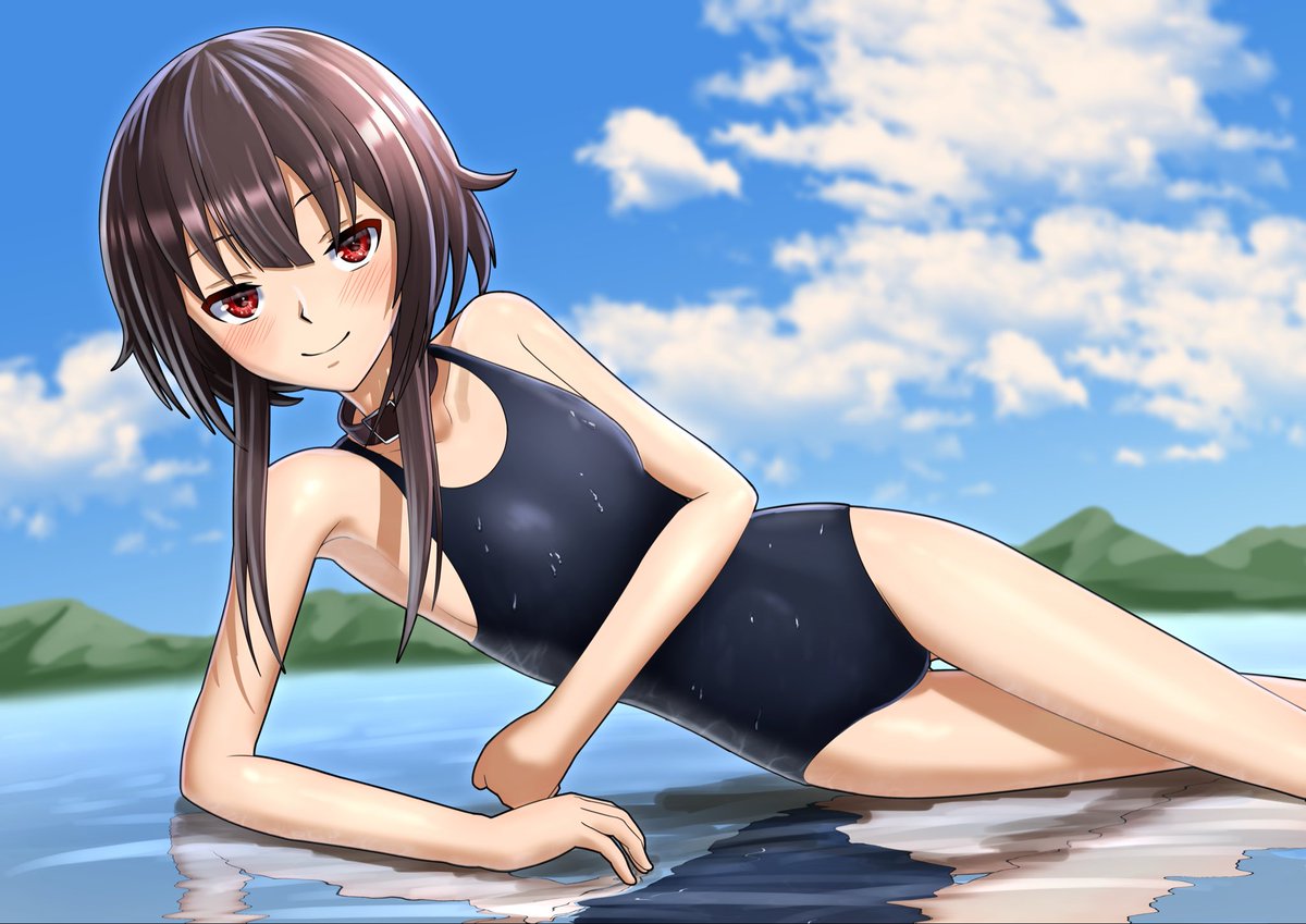 Sesely_art's tweet photo. スク水めぐみん
#めぐみん #このすば https://t.co/BKiWp6m5f6