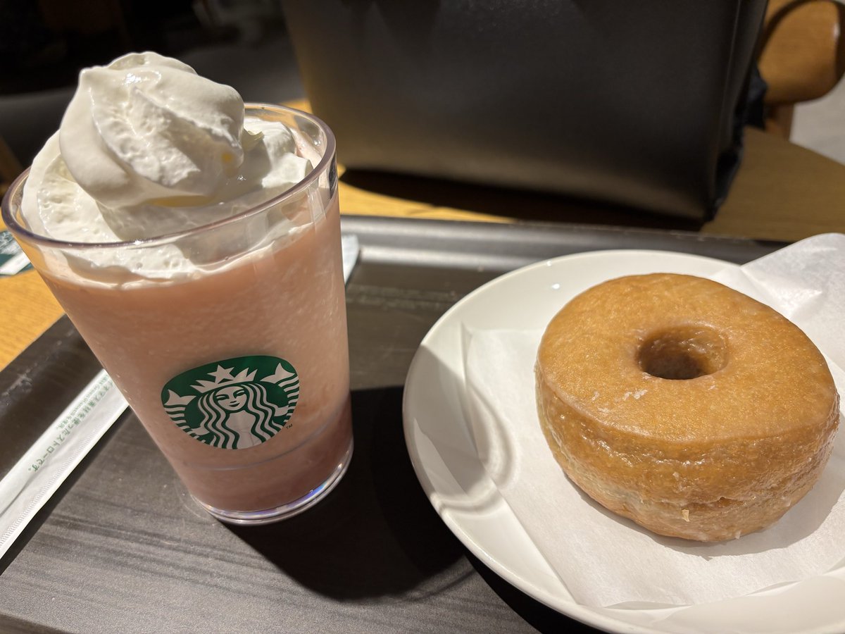 peach🍑🍑🍑🍑とドーナツ🍩♥️